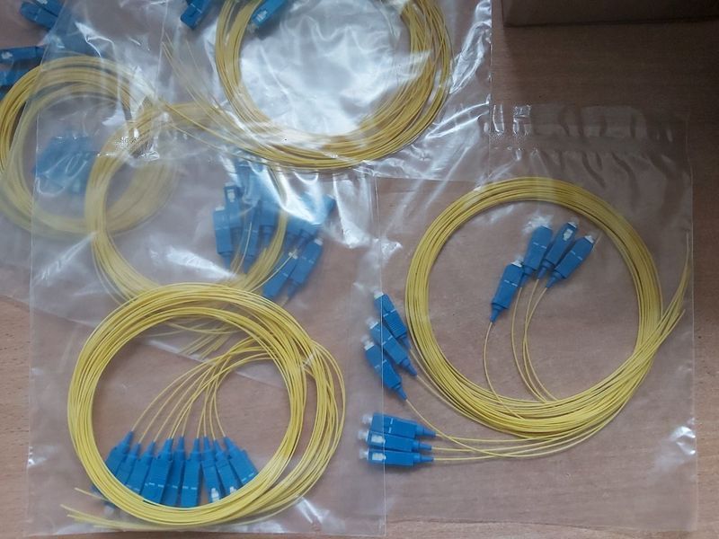 Шнур оптичний sc/upc Pigtail 0,9mm Easy Strip жовтий G652D Network 1,5м FT-F-SCUPC-SM-1.5-Y фото