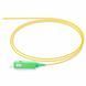 Шнур оптичний sc/apc Pigtail 0,9mm Easy Strip жовтий G652D Network 1,5м FT-F-SCAPC-SM-1.5-Y фото 1