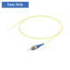 Шнур оптичний st/upc Pigtail 0,9mm Easy Strip білий G652D Network 1,5м FT-F-STUPC-SM-1.5-W фото 2