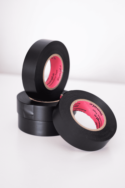 Ізоляційна стрічка ПВХ Yongle Automotive Tape 0,10мм х 18мм, 25м, чорна FT-Y-0.1-18-25-BK фото