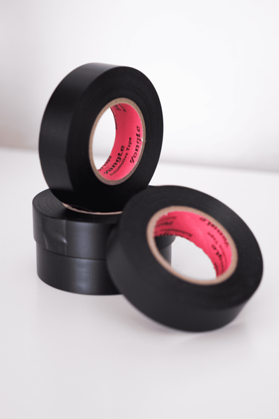 Ізоляційна стрічка ПВХ Yongle Automotive Tape 0,10мм х 18мм, 25м, чорна FT-Y-0.1-18-25-BK фото