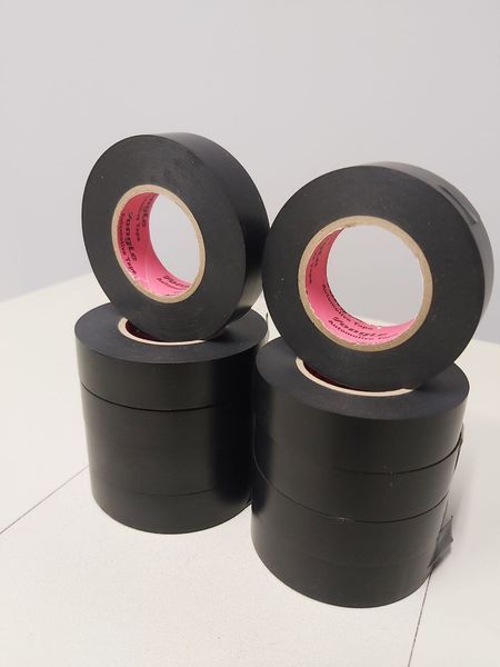 Ізоляційна стрічка ПВХ Yongle Automotive Tape 0,10мм х 18мм, 25м, чорна FT-Y-0.1-18-25-BK фото